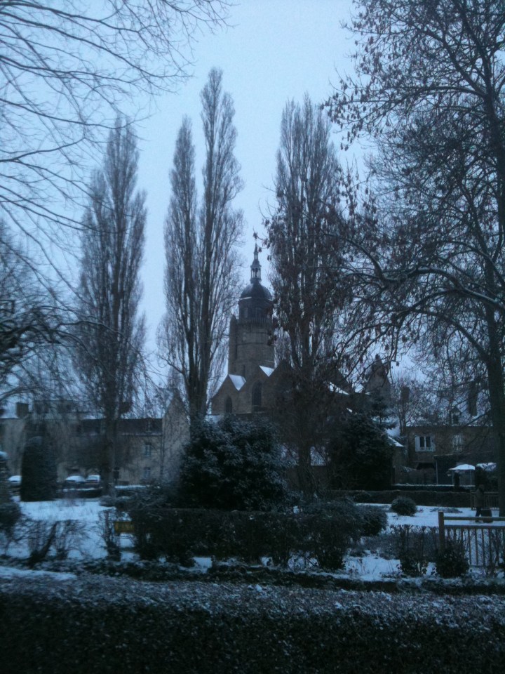Lamballe sous la neige