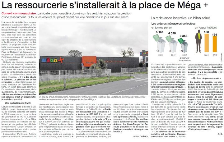 Ouest-France - 7 novembre 2013