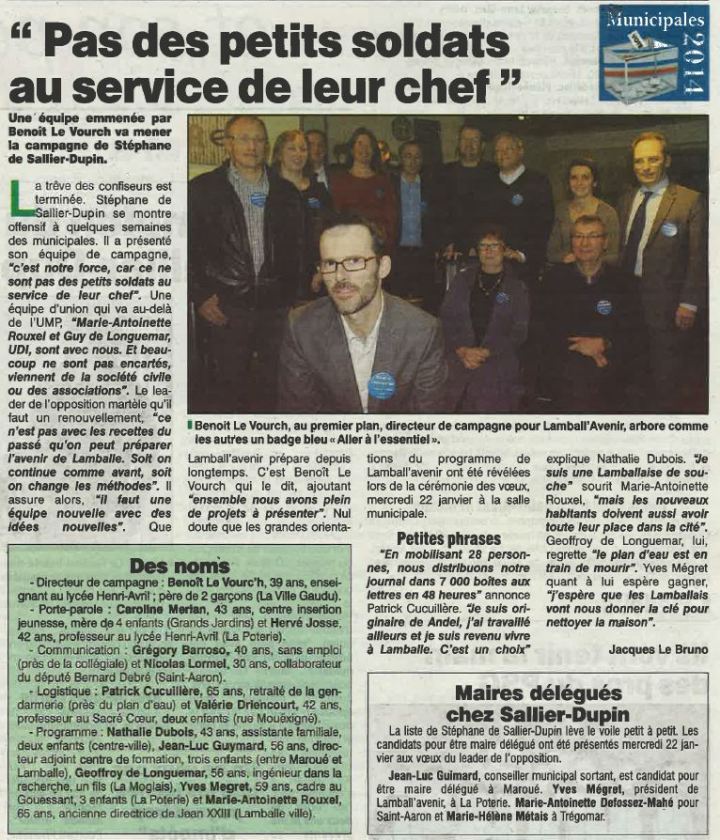 Le Penthièvre - 23 janvier 2014