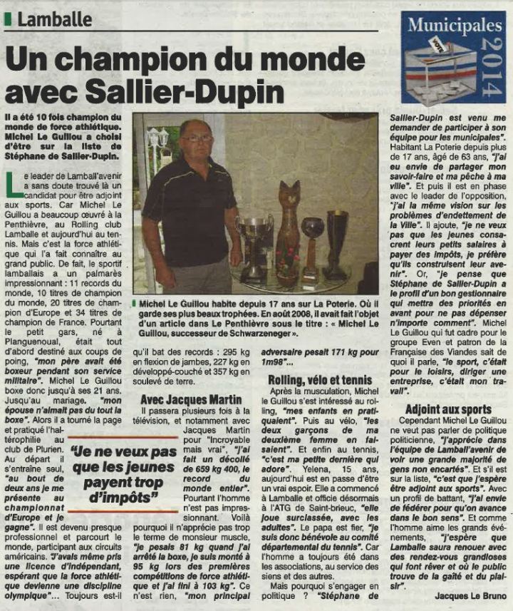 Le Penthièvre : 24 janvier 2014